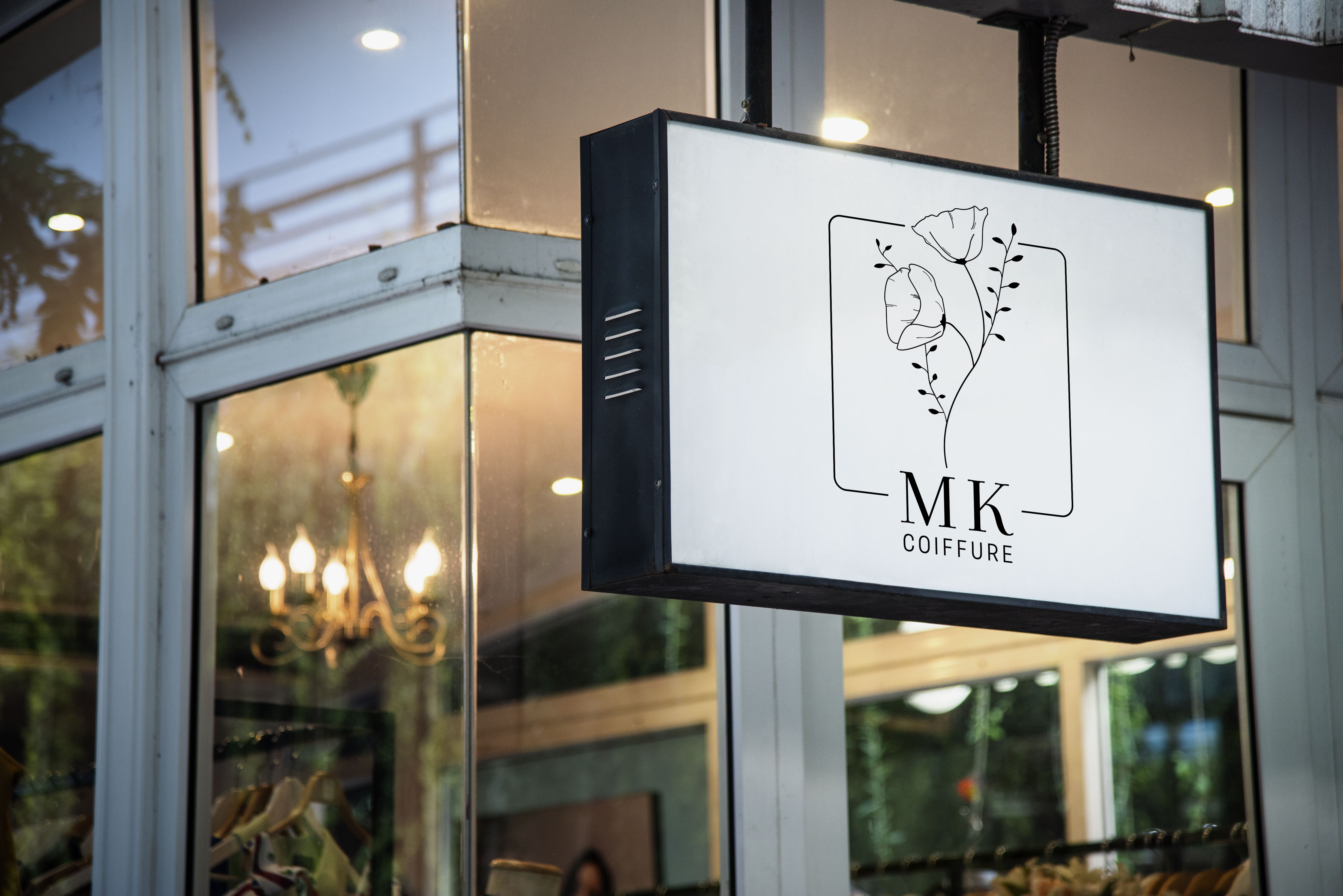 MK Coiffure Logo, J-Luc MacLav.